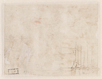 A 063 verso
<br/>
Traptreden en een voetstuk (?)
<br/>
<em>Raffaello Sanzio (1483-1520)</em>